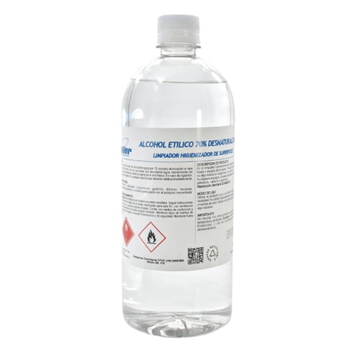 Alcohol etílico 70% desnaturalizado Winkler 1 litro