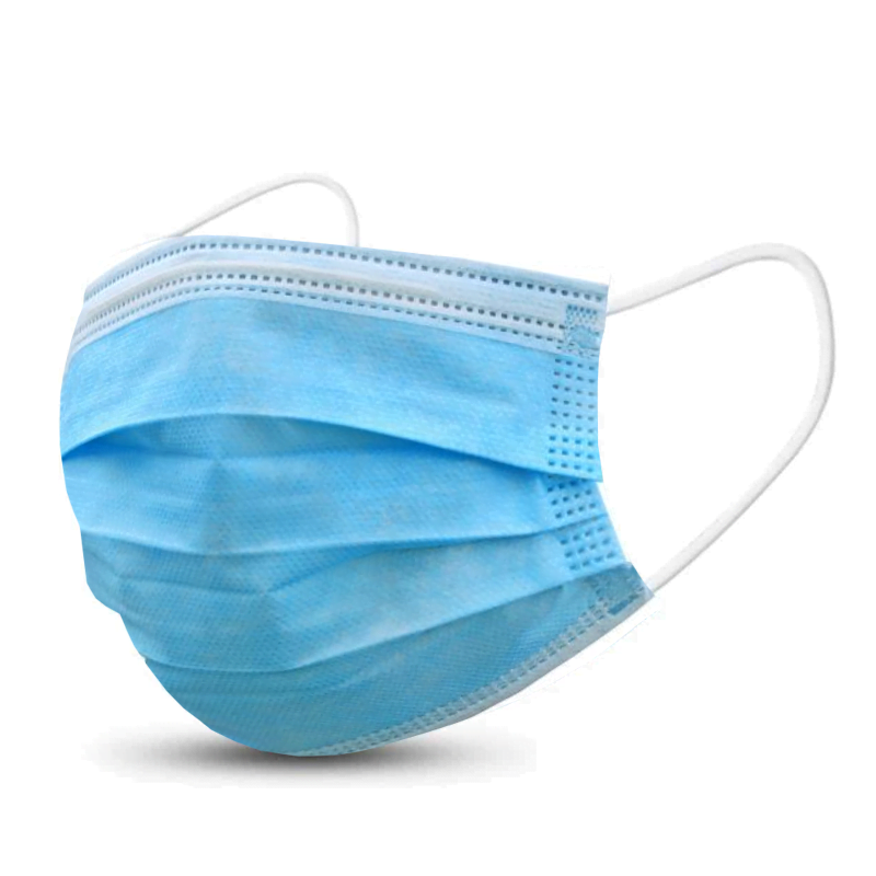 Mascarillas 3 pliegues 50 cajitas de 50 un