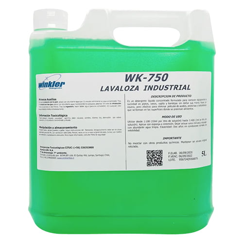 Lavaloza concentrado Winkler WK-750 5 litros